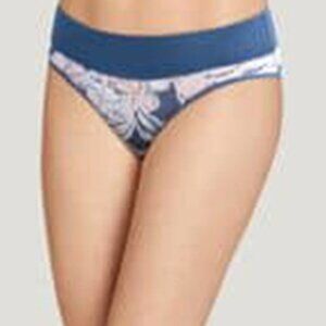 NWT Jockey Pack of 5 Sz MD (6) Soft Touch Lace Modal Hipster Floral Dusk